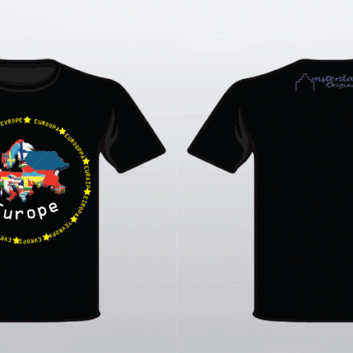 Design the first cool europe souvenir tshirt