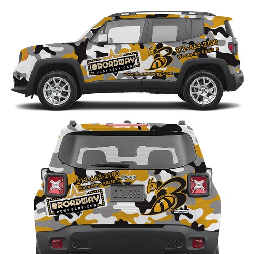 Striking wrap needed for Urban Pest control company Design by Logicainfo ♥