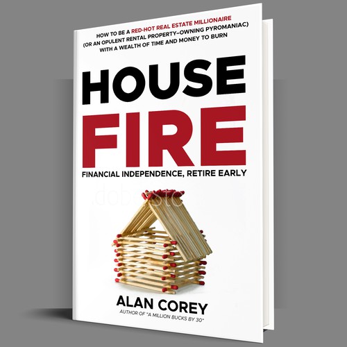 Eye-catching BOOK COVER with REAL ESTATE and EARLY RETIREMENT focus Design by M O N O L I T H