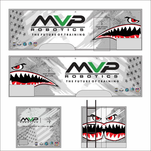DESIGN A TRAILER WRAP FOR MILITARY ROBOTS - MVP ROBOTICS Design by dnite