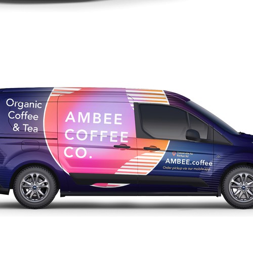 Design an Amazing truck wrap for an Emerging Organic Coffee Company Design by Art Mahno ✔