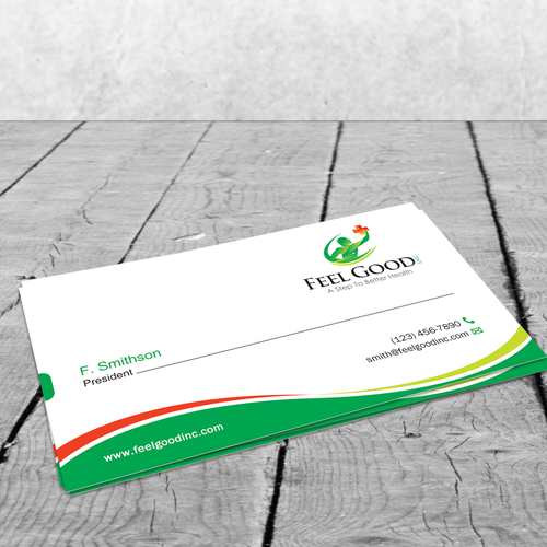A Step To Better Health - Business card for the medical industry Design by ™SF_Design™