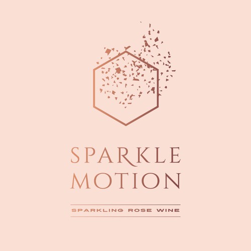 Girls night out style sparkling rosé wine, Logo design contest