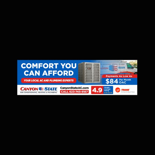 Design An Eye-Catching Billboard For An HVAC Company Design by VTRA