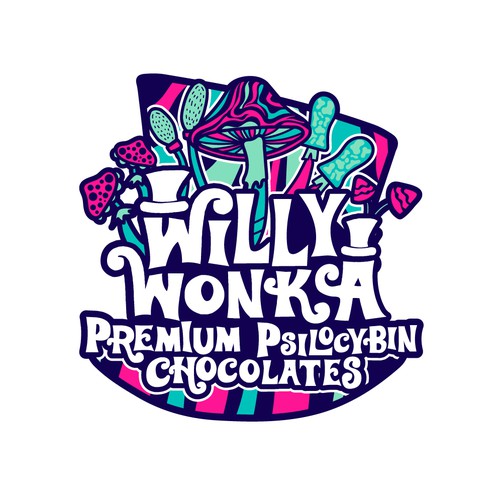 Designs | Mushroom psychedelic chocolate bar | Logo design contest