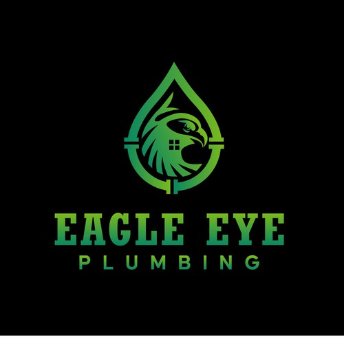 Eye catching and very marketable logo for plumbing company. The company name is Eagle Eye Plumbing Design by Anirban Giri