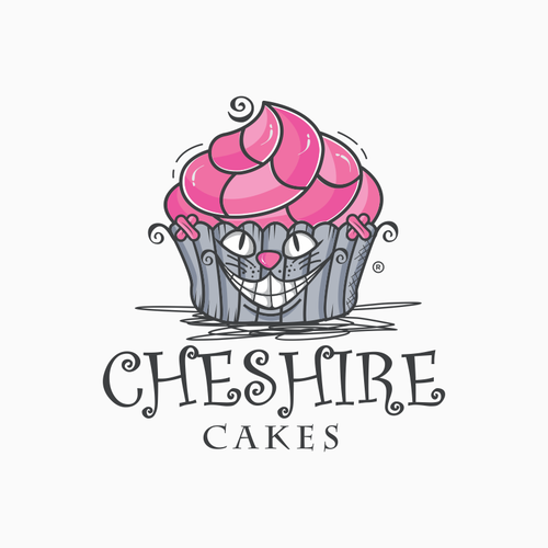 Logo for an Alice-In-Wonderland Inspired Bakery Design by S U R O :)