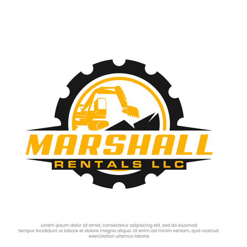 Eye Catching Construction Equipment Rental Business Logo! Design by noname999