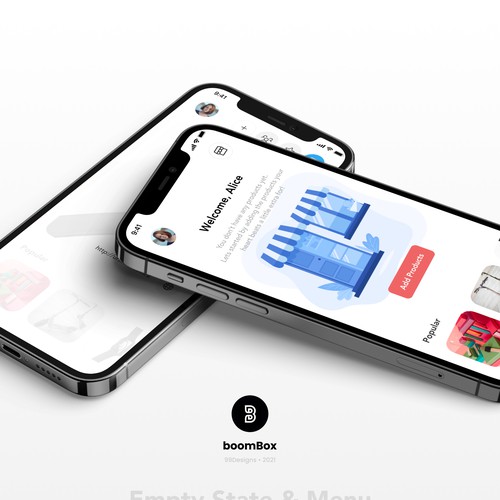 Ultra Minimalistic Ecommerce App Design by boomBox