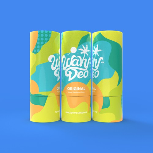 Design creative product packaging for an up and coming deodorant brand! Design by baugaus