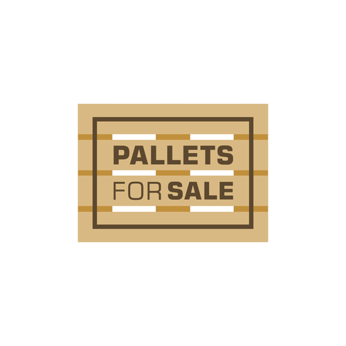 "PALLETS FOR SALE" needs a LOGO! Design by InfaSignia™