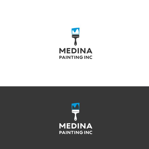 Clean and professional logo for a painting company. Design by Striker29