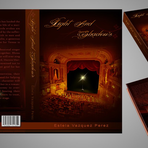 book or magazine cover for Maria E. Vasquez Design por masterdesign99