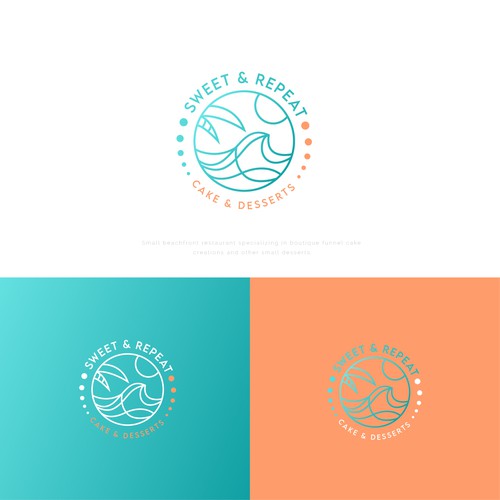 Design Beach Restaurant LOGO di Thinking_Core