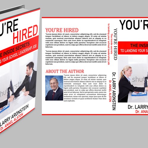 Create an e-book cover for "You're Hired"; a book for aspiring school leaders Design by T.Primada