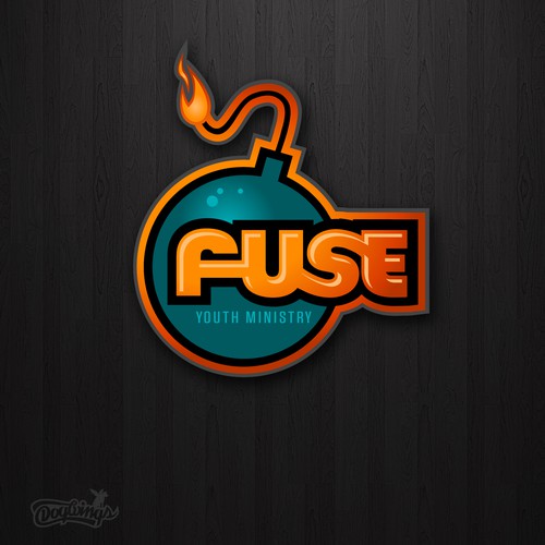 Fuse Youth Ministry Logo Design by Dogwingsllc