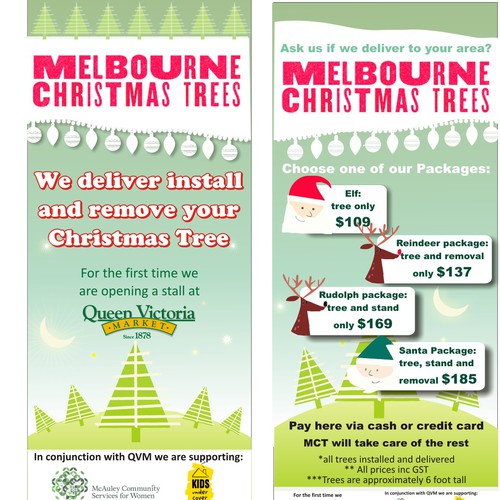 Banner for stall at Queen Vic Market. Yeaaaah! Signage contest