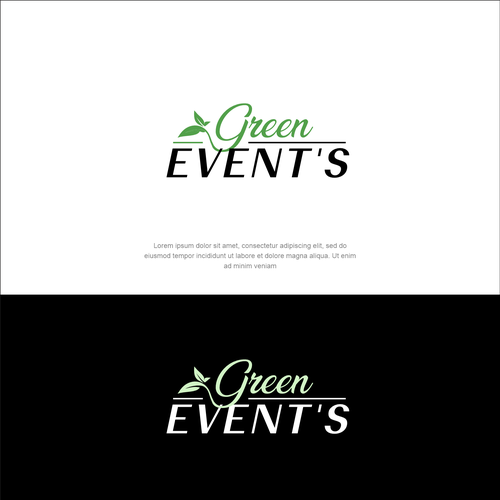 GREEN EVENT'S need his logo Diseño de Elesense