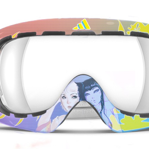 Design adidas goggles for Winter Olympics Design by Bebedora