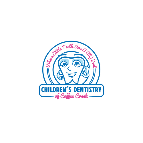 Pediatric Dental office needing a fun, playful, yet sophisticated logo design Design by aqiio.dsgn