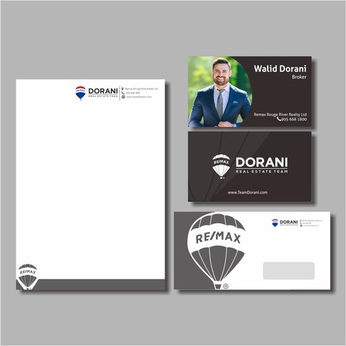 BUSINESS CARD, LETTERHEAD & ENVELOPE Design by lumipallo