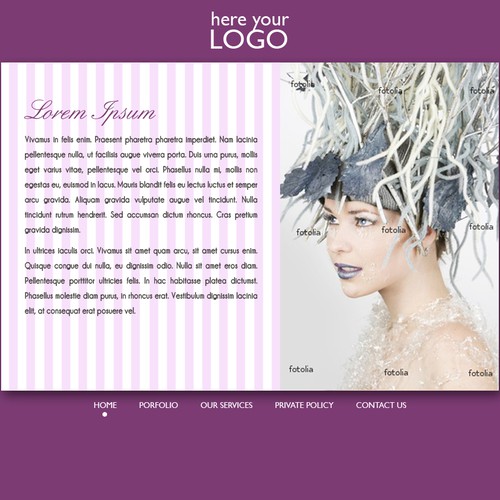 1-3 Page Website Template Design von anndrea