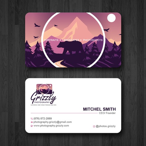 Unique business card design for Photography Business Design by Create_Point