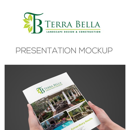Create an upscale brochure for Terra Bella Landscape Architecture Design by Nandita Pal