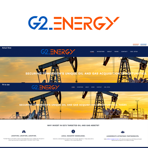 Oil and gas company looking for creative way to make a WWW address a corporate Logo Diseño de Pixedia
