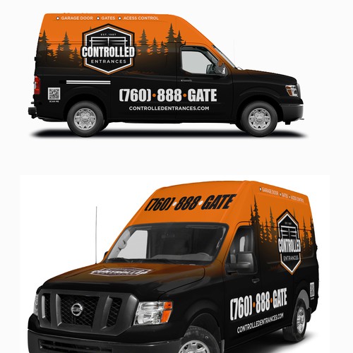 Eye Catching Van Wrap Design by Priyo