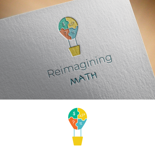 Reimagining Math Logo Design Design by Catarina Terra