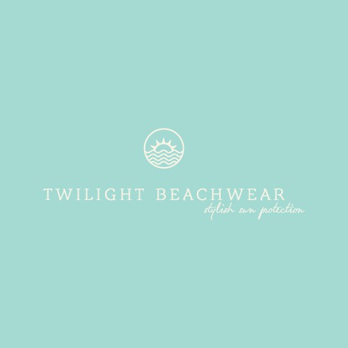 * * Sophisticated SUNSET for Twilight Beachwear - stylish women's sun protection apparel Design by threatik®