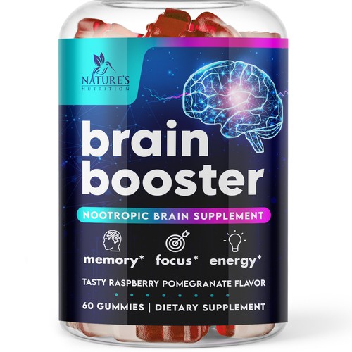 Brain Booster Supplement Design Needed for Nature's Nutrition Design by EffieK