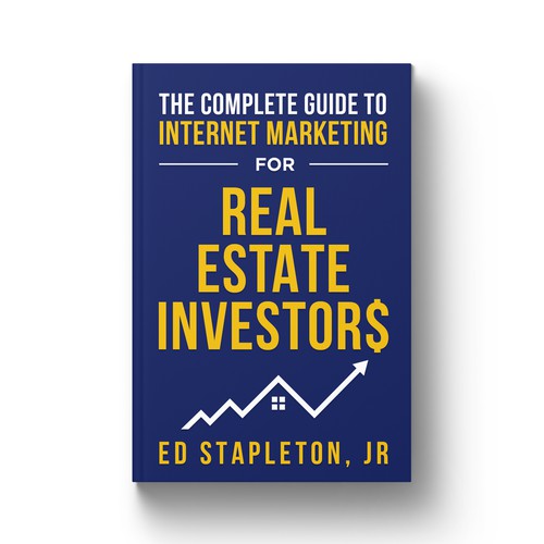 Book cover for real estate investor marketing book Design by aksaramantra