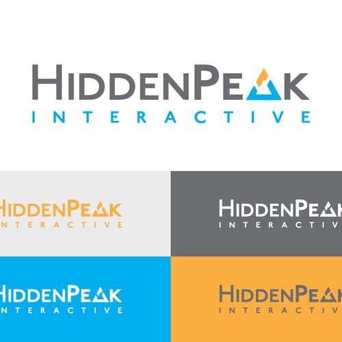 Logo for HiddenPeak Interactive Diseño de fatboyjim