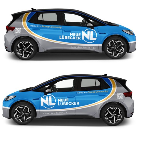 Car, truck or van wrap contest entry by icon89GraPhicDeSign