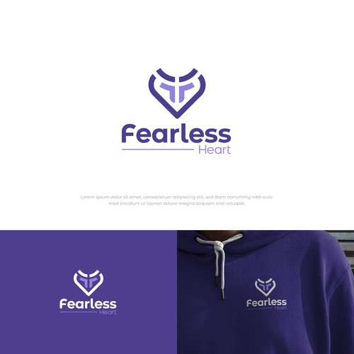 Fearless Heart Logo Contest Design by Half-Tone™