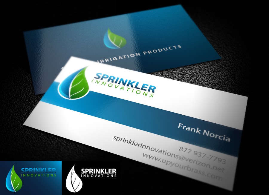 Business card for Sprinkler Innovations Stationery contest