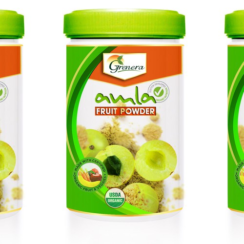 Amla Fruit Powder Label Design by bcra