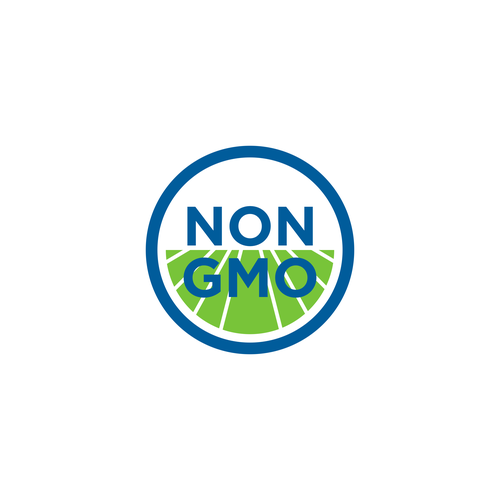 Food Packaging NON-GMO Logo Design by rollas.sign