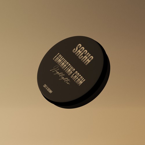 Sacha Luminating Cream Highlighter Design by A2Z ♈︎BRANDING♈︎©