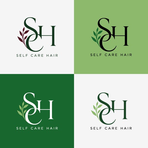 "Level up my salon suite business with a new logo" winning Logo design