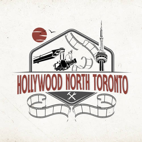 Logo representing "Hollywood North Toronto" - will be used on apparel Design by Abra.Kadabra