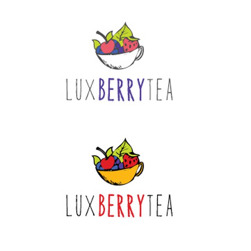 Create the next logo for LuxBerry Tea Diseño de wholehearter