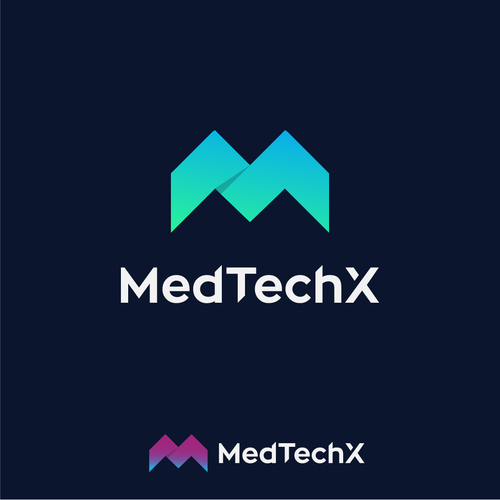 MedTechX logo design Design by SOUFIAN⚡