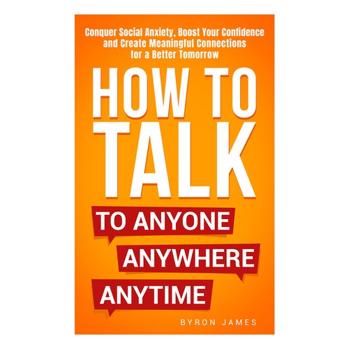 Design a book cover for people who are uncomfortable talking to others Design by Distinguish♐︎