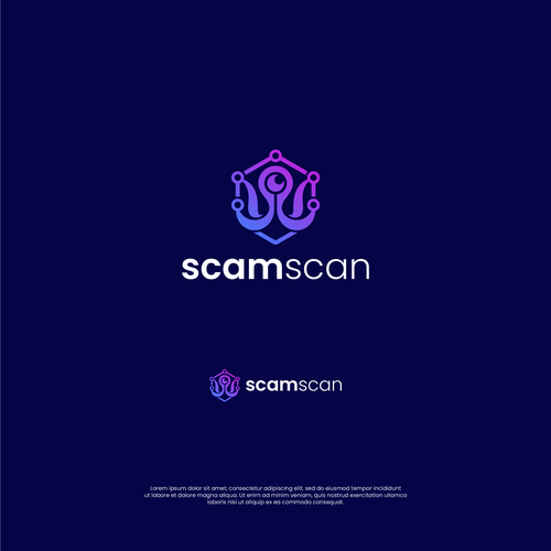 Create the branding (with logo) for a new online anti-scam platform デザイン by [L]-Design™