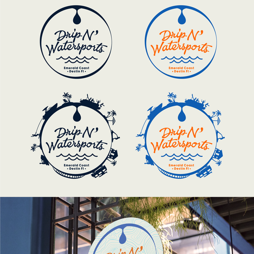 Logo Design for a Watersports and Boat Rental Company Based in Destin Florida Design by Aefe Design