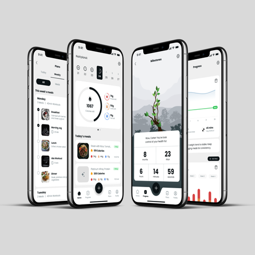 Designs | Nutriplan AI design | App design contest