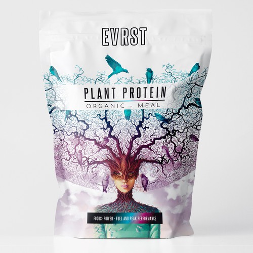 Can you help my plant protein brand come to life? Design by Jena-288